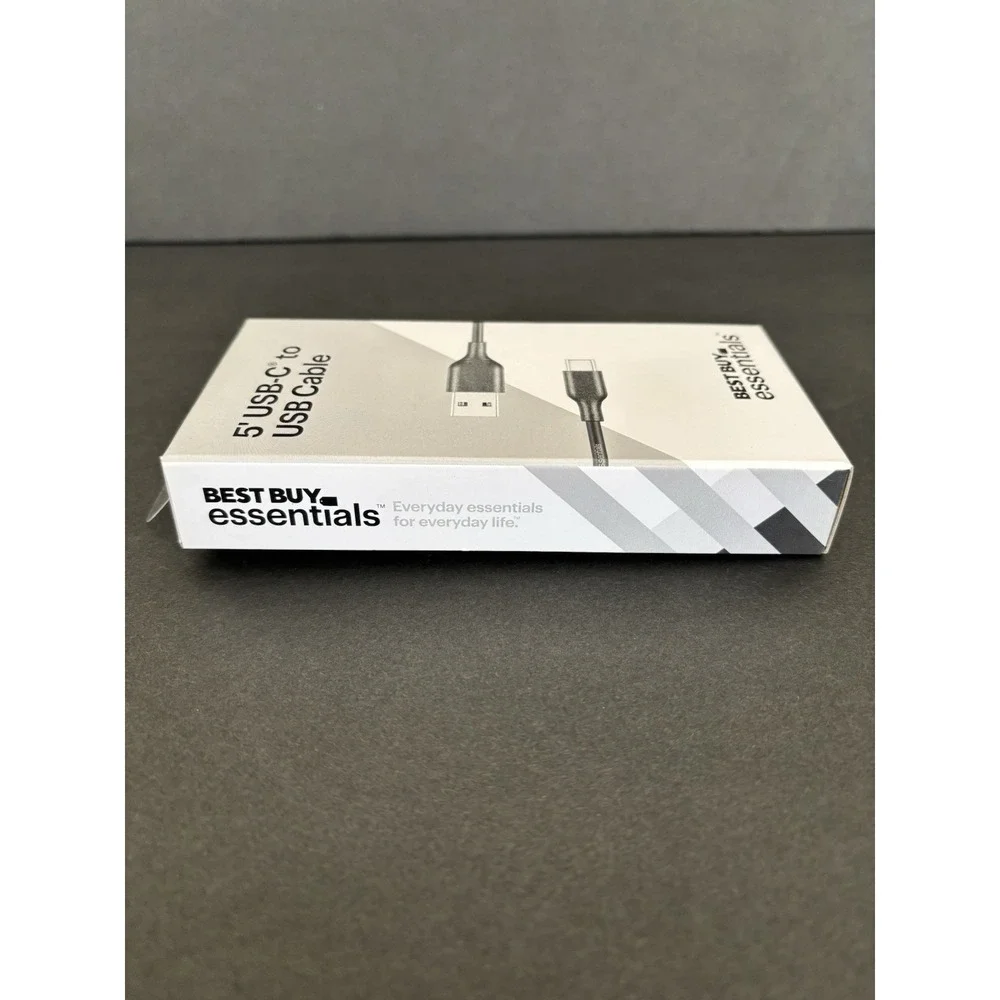 Best Buy essentials- 5 Ft USB-C To USB Cable, NEW